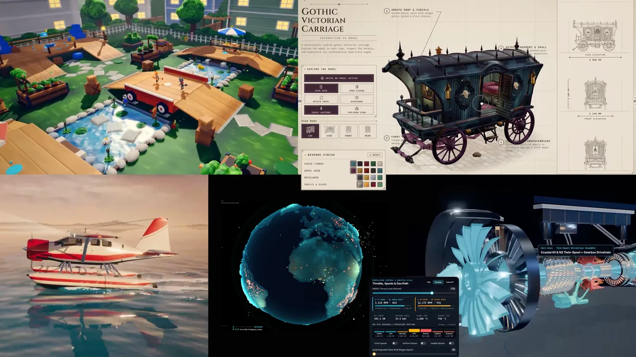 Simulări 3D și jocuri multiplayer realizate cu Gemini 4 Argon