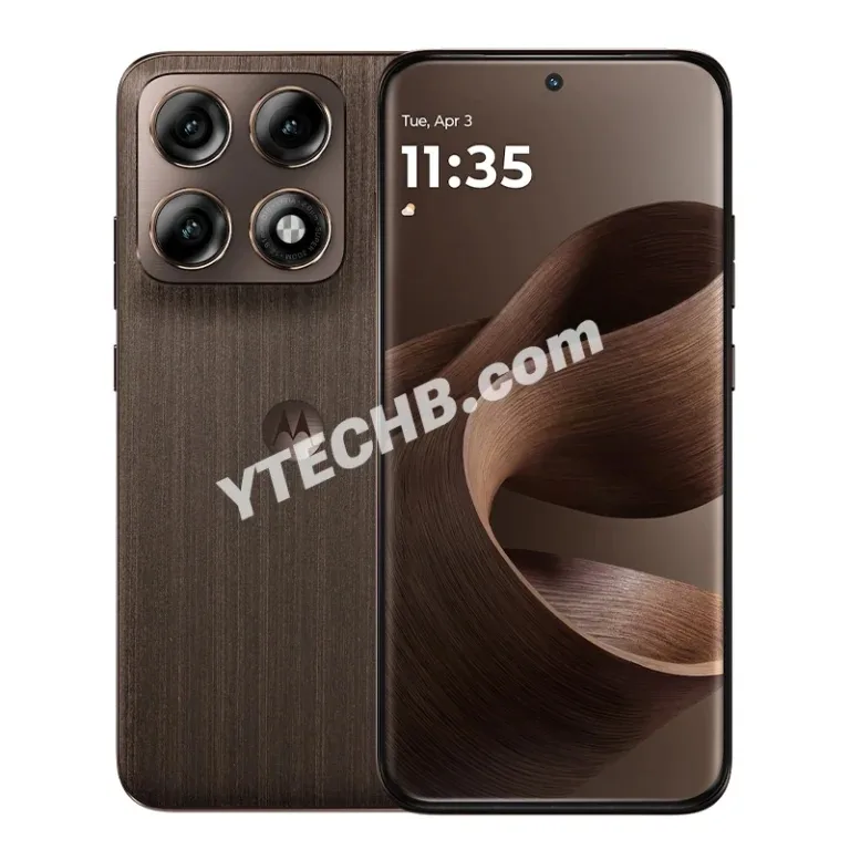 Motorola Edge 70 Pro cu design elegant și camere multiple pe spate.