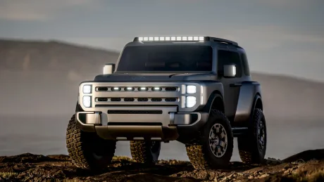 Conceptul Boulder de la Hyundai, un SUV robust pentru teren accidentat.