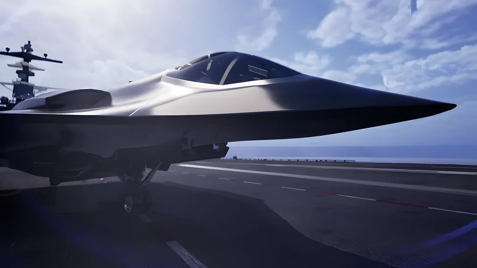 Avion stealth inovator, pregătit pentru operațiuni pe portavioane.
