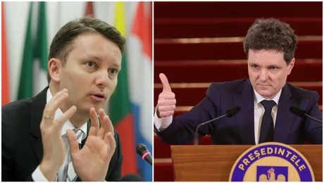 Siegfried Mureșan și Nicușor Dan discutând despre formarea Guvernului.