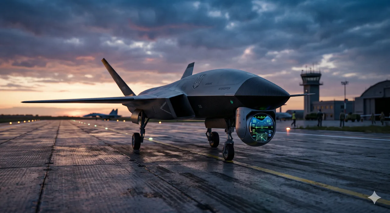 Drone militare pregătite pentru lansare pe un aeroport din Ucraina.