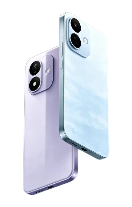 Două telefoane Redmi Note 17 cu design modern și camere duale.