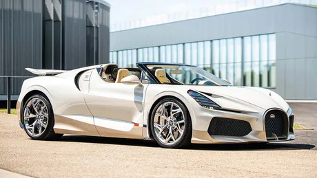 Ultimul Bugatti W16 Mistral, simbol al inovației și excelenței în inginerie.