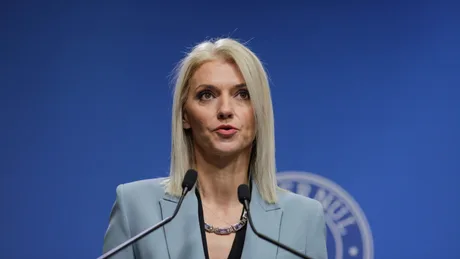Alina Gorghiu discută despre votul pentru Guvernul Mureșan.