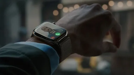 Sistem de control prin gesturi pentru dispozitive purtabile Apple.