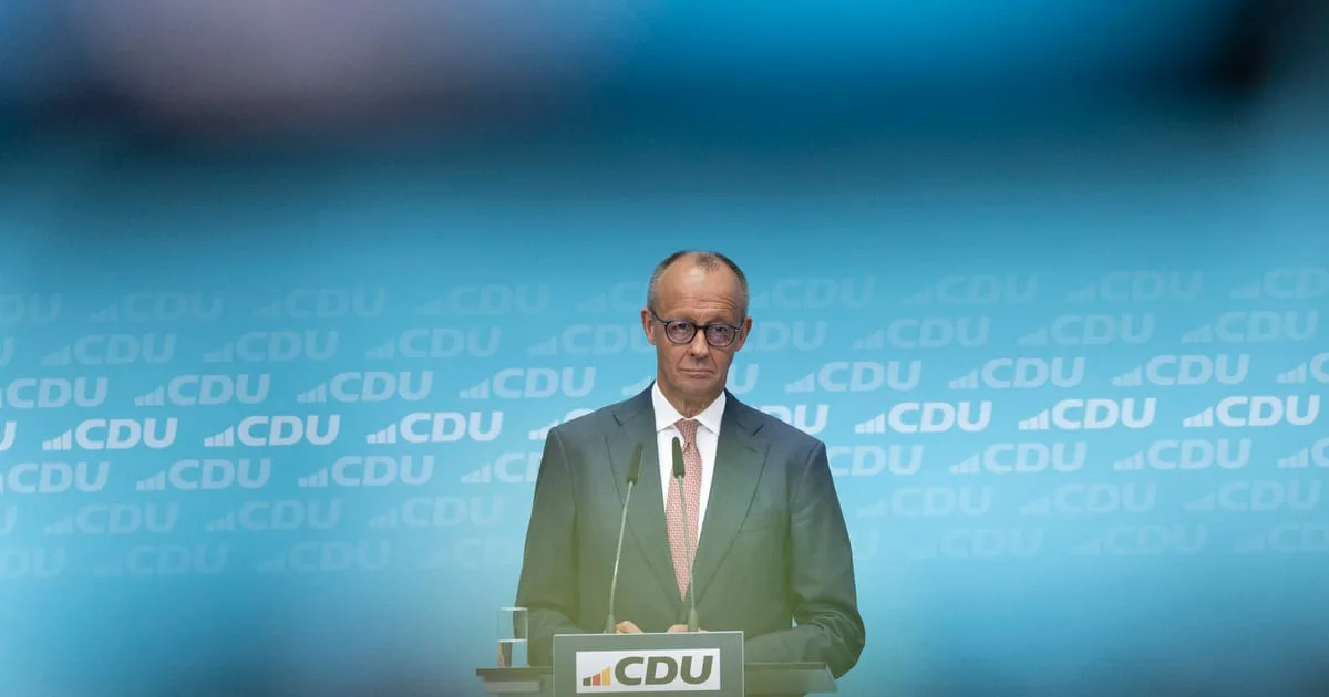 Friedrich Merz discutând despre viitorul CDU după alegeri dezamăgitoare.