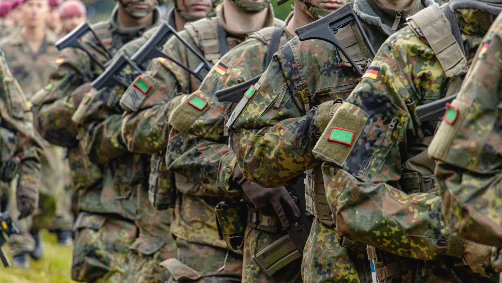 Militari germani pregătiți pentru exerciții de descurajare nucleară în Europa.