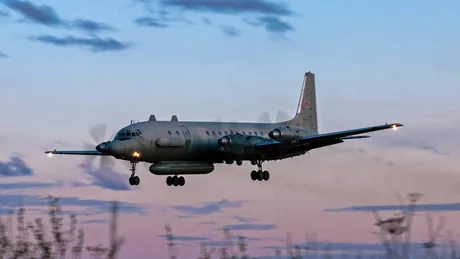 Avion rusesc Il-20 interceptat de forțele poloneze deasupra Mării Baltice.