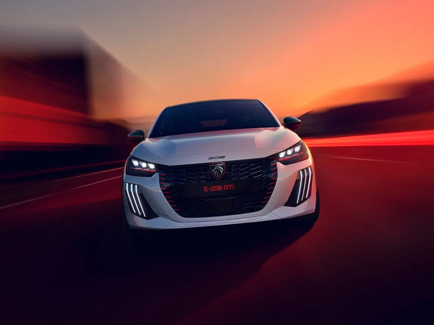 Peugeot e-208 GTi, un hot hatch electric cu design modern și performanțe remarcabile.