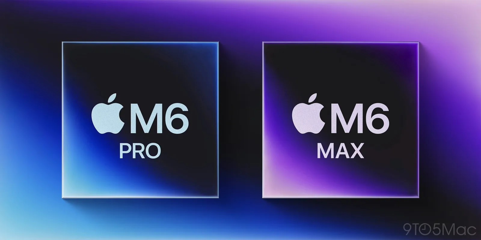 Cipurile Apple M6 Pro și M6 Max, cu design modern și culori vibrante.