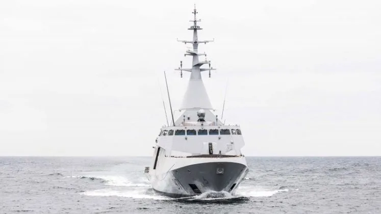 Vapor militar navigând pe Marea Neagră în cadrul misiunilor internaționale.
