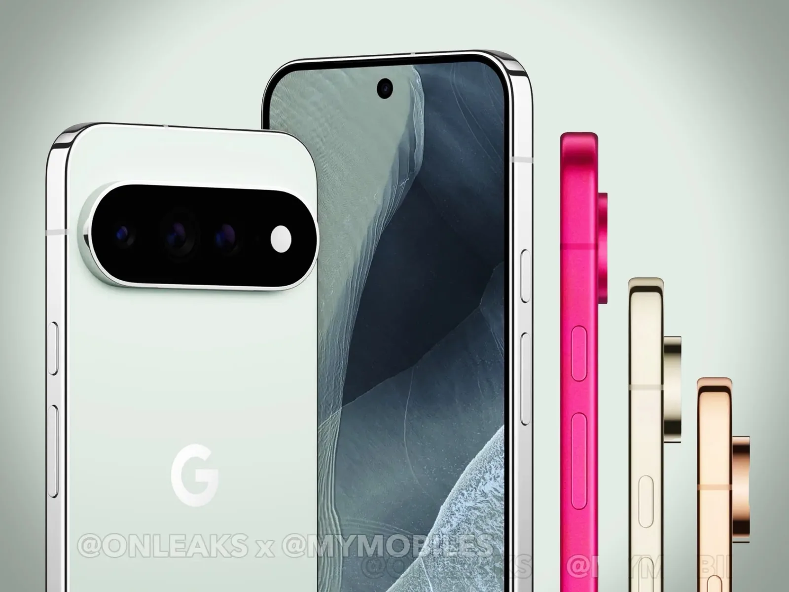 Noile modele Google Pixel 11 și 11 Pro în diverse culori și finisaje.