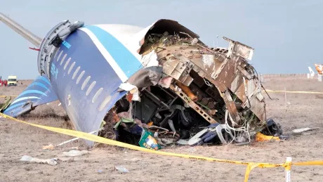 Avion prăbușit în urma unui incident tragic în Kazahstan.