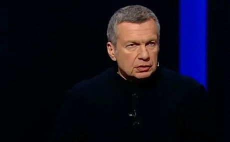 Vladimir Soloviov discutând despre sprijinul Rusiei pentru SUA în Groenlanda.