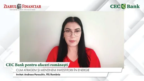 Andreea Paraschiv discută despre provocările proiectelor de energie verde.