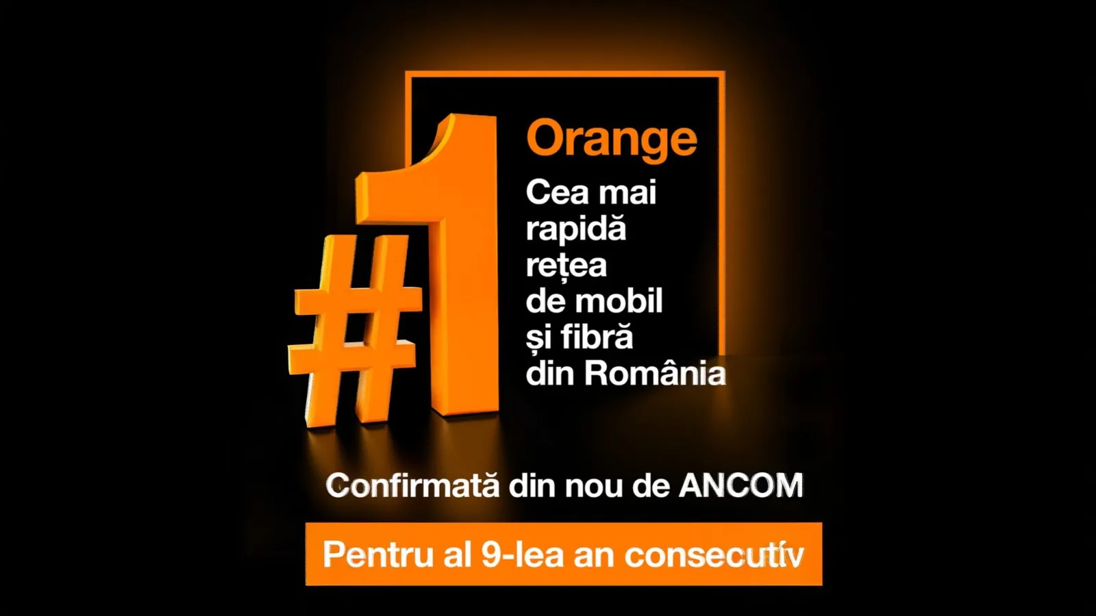 Orange România, lider în viteze internet mobil și fix, conform ANCOM.