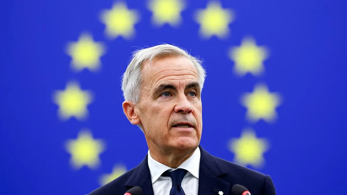 Mark Carney susține integrarea economică mai strânsă între Canada și Uniunea Europeană.