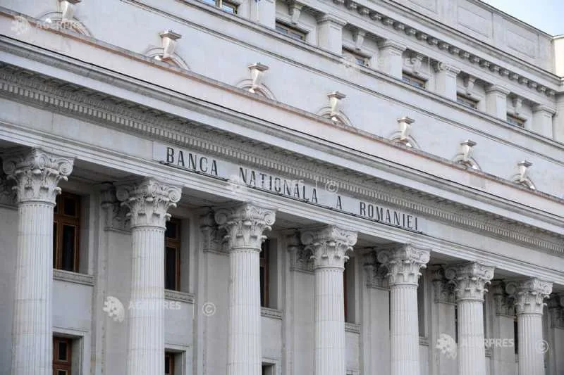 Clădirea Băncii Naționale a României, simbol al stabilității financiare.