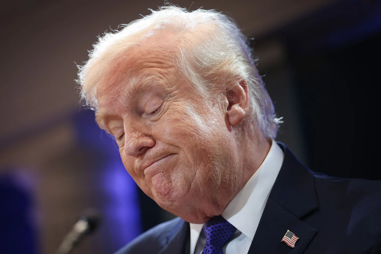 Președintele Donald Trump exprimându-și îngrijorările legate de Iran.