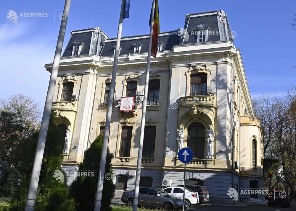 Clădirea PSD, simbol al politicii românești contemporane.