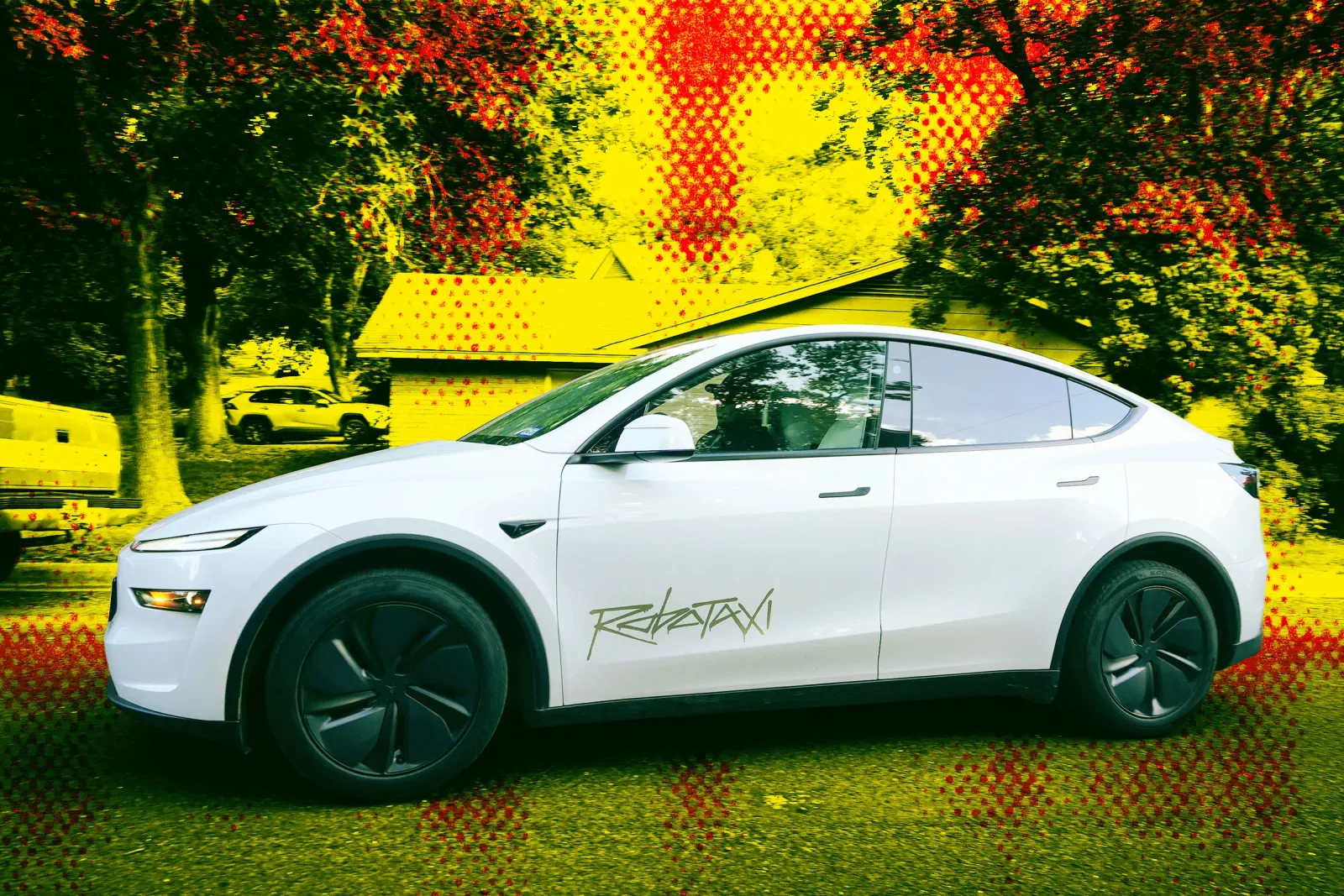 Tesla are o flotă redusă de robotaxiuri în California.