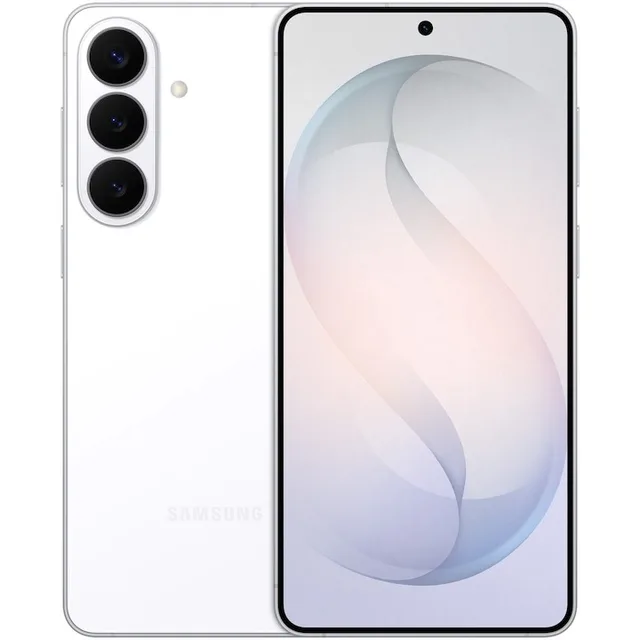 Samsung Galaxy S26+ în nuanță albastră, cu accent pe procesorul Exynos 2600.