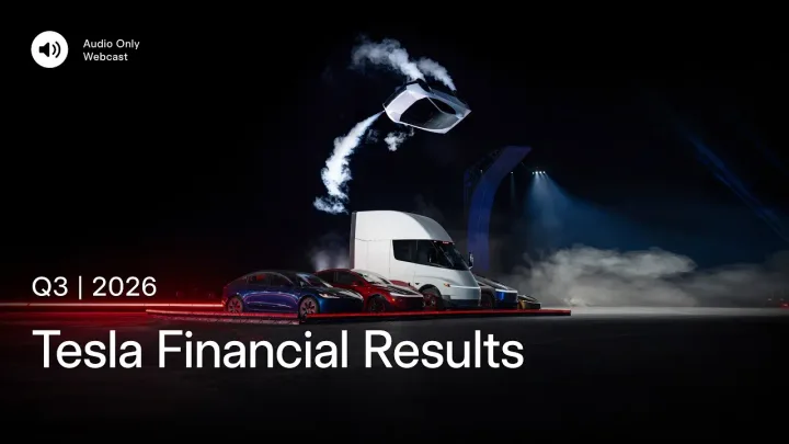 Tesla anunță rezultate financiare mixte pentru trimestrul 3 din 2026.