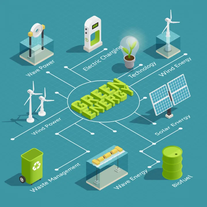 Infrastructura energetică a Uniunii Europene pentru energie verde.