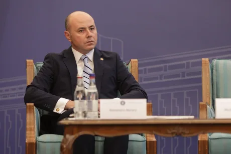 Alexandru Muraru, președinte PNL Iași, la o conferință.