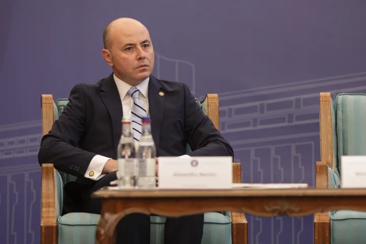 Alexandru Muraru, președinte PNL Iași, la o conferință.
