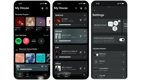 Actualizarea aplicației Sonos aduce îmbunătățiri semnificative pentru utilizatori.