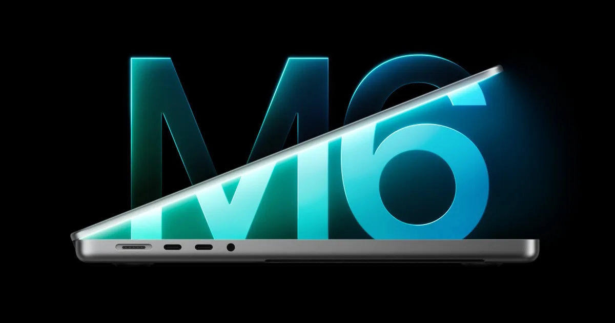Noul MacBook Pro de 14 inci cu cip M6 și Wi-Fi 7.
