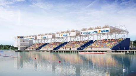 Proiectul Arenei de Canotaj PETROM pe lacul Pantelimon, viitoare bază olimpică.