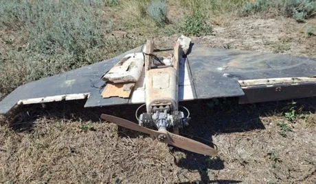 Drone prăbușită în zona Mării Negre, evidențiind riscurile de securitate.