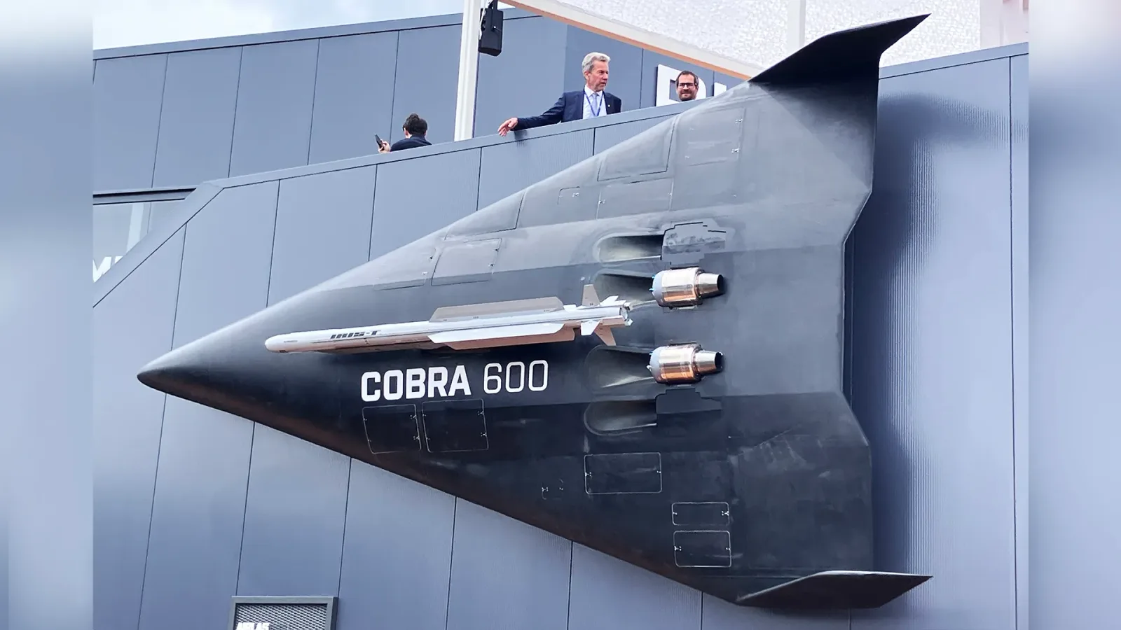 Cobra 600, dronă inovatoare pentru apărarea antiaeriană, expusă la ILA Berlin.