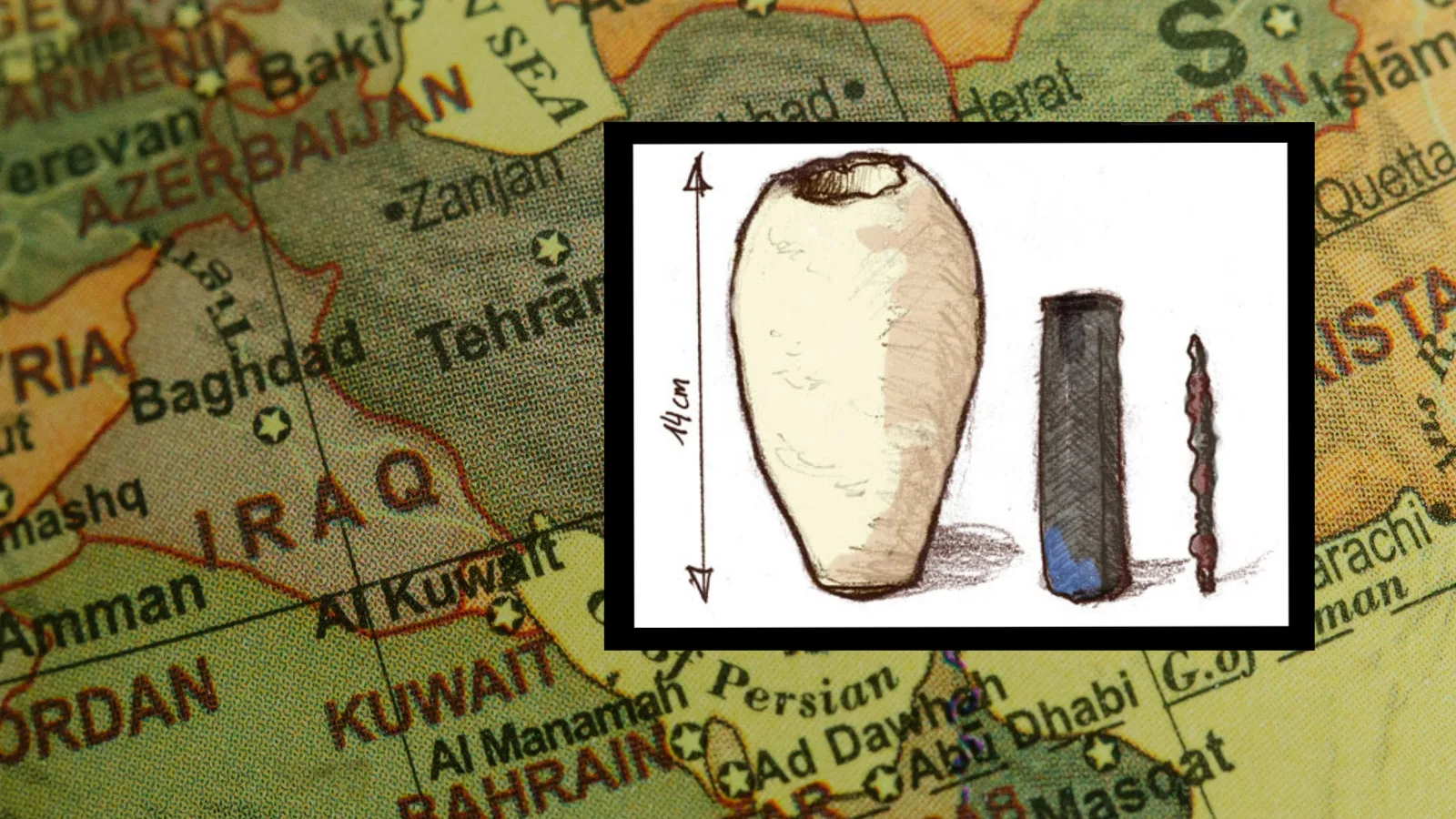 Obiecte antice descoperite în Irak, posibile dovezi ale tehnologiei vechi.