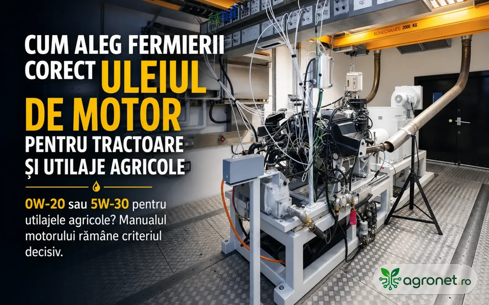 Fermierii trebuie să aleagă uleiul de motor corect pentru tractoare.