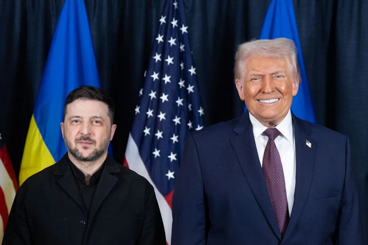 Donald Trump și Volodimir Zelenski la sesiunea G7 despre pace și sancțiuni.