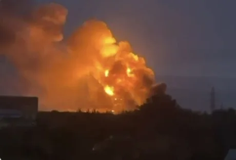 Incendiu puternic la centrul spațial din Samara, provocat de atacul ucrainean.