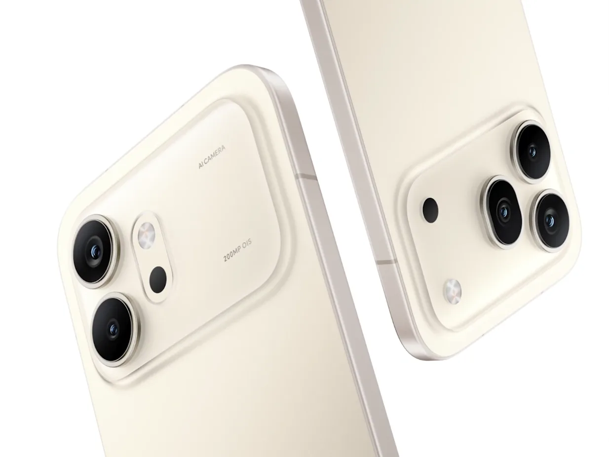 Design elegant al telefoanelor Honor 600 și 600 Pro, cu camere distincte.