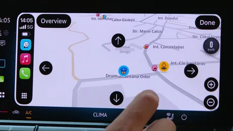 Harta Waze cu diverse alerte și semnale de trafic pentru șoferi