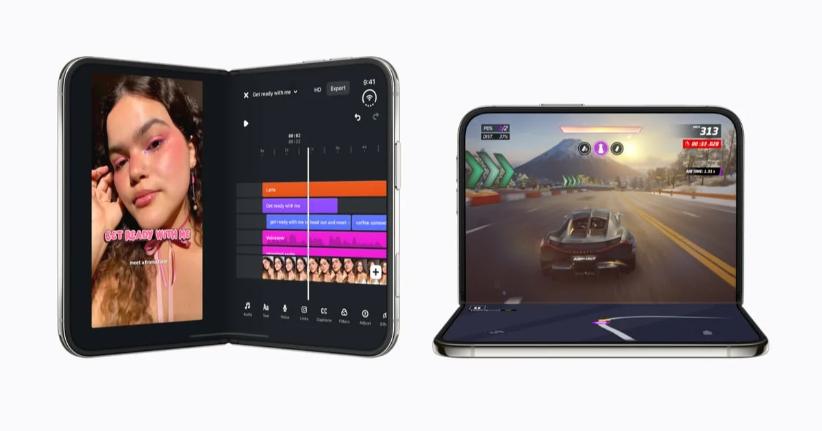 Interfața iPhone Duo adaptată pentru aplicații diverse și utilizări multiple.