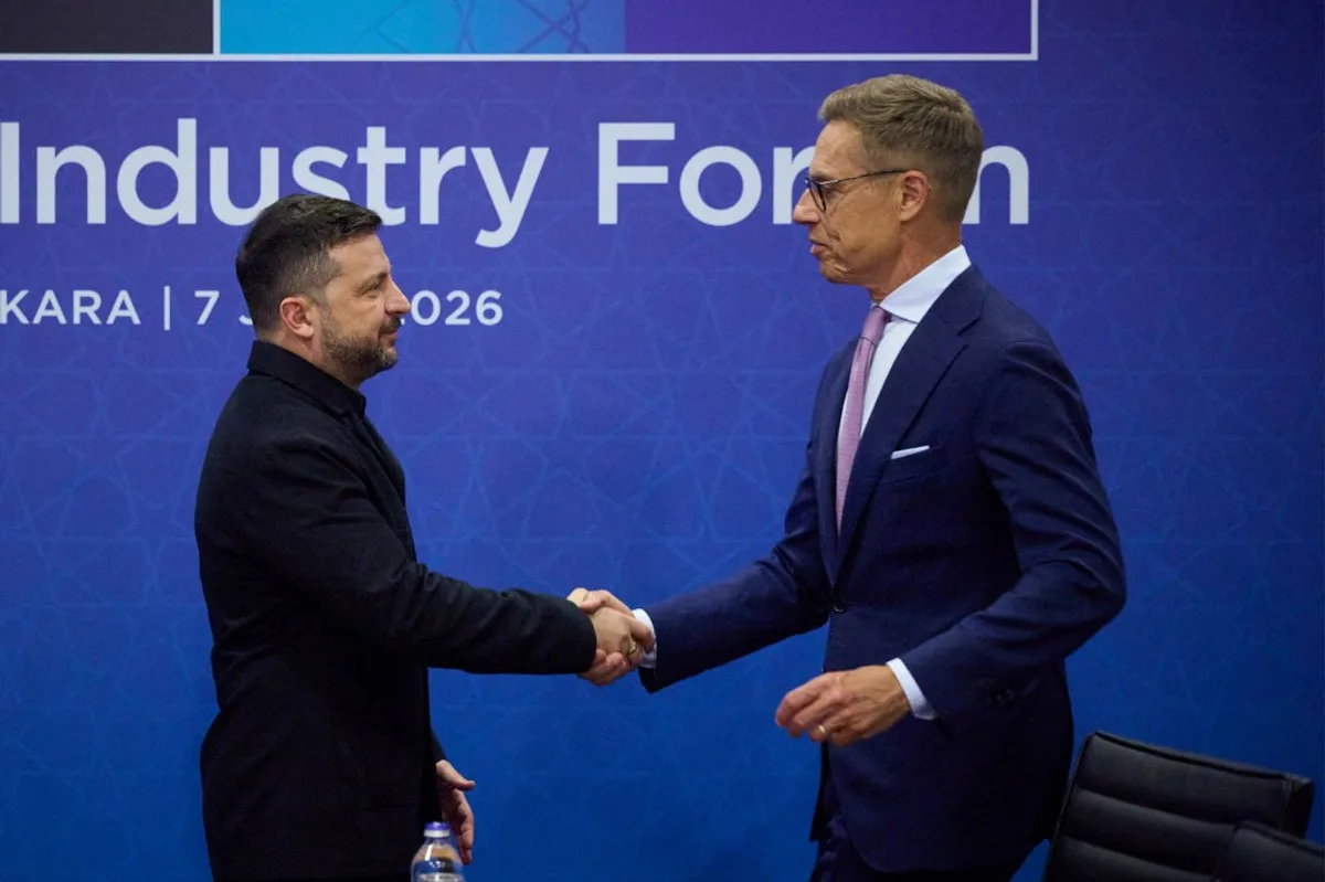 Președintele ucrainean și omologul finlandez discutând despre cooperarea în domeniul apărării.