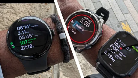 Compararea performanței GPS între ceasurile inteligente pe un traseu de maraton.