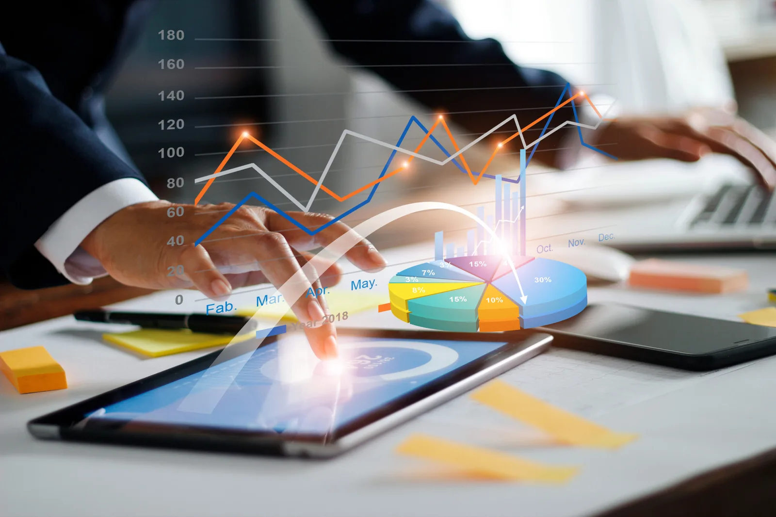 Analiză a datelor financiare cu ajutorul tehnologiei moderne.