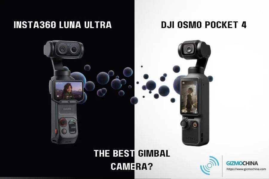 Compararea camerelor Insta360 Luna Ultra și DJI Osmo Pocket 4