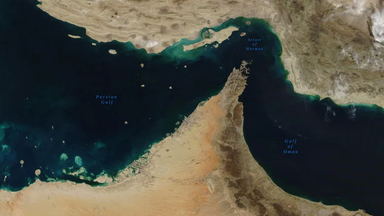 Strâmtoarea Ormuz, un coridor maritim important pentru comerțul global.