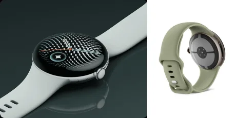 Pixel Watch 5 cu design similar, păstrează sistemul de încărcare cu pini.