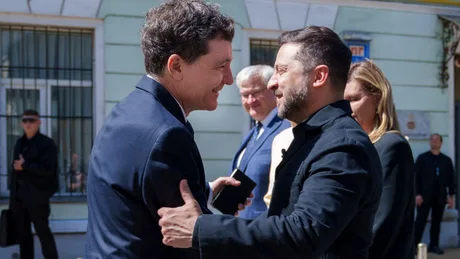 Întâlnire între Nicușor Dan și Volodimir Zelenski la Chișinău.